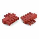 WAGO 770-911 Intermediate coupler 5-pole/3-pole Cod. P, red