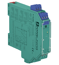Pepperl & Fuchs  KFD2-STC4-EX1.2O  SMART Transmitter Power Supply, Output Current Sink
1-channel isolated barrier, 24 V DC supply (Power Rail), Input 2-wire and 3-wire SMART transmitters and 2-wire SMART current sources