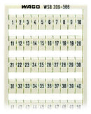 WAGO 209-566 WSB marking card as card, white