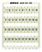WAGO 209-566 WSB marking card as card, white
