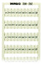 WAGO 209-702 WSB marking card as card, white