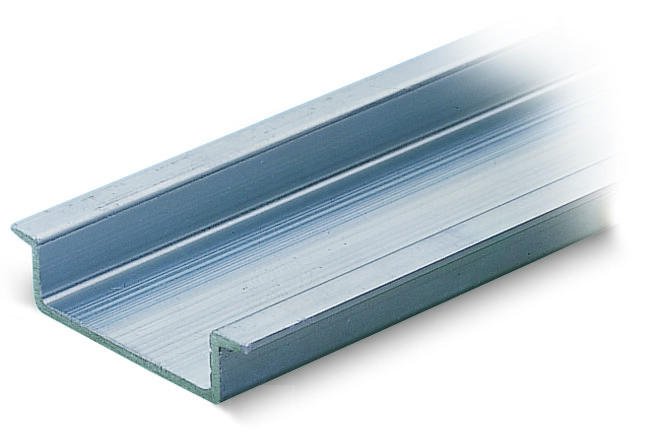 WAGO 210-196 Aluminum carrier rail 35 x 8.2 mm 1.6 mm thick, silver-colored