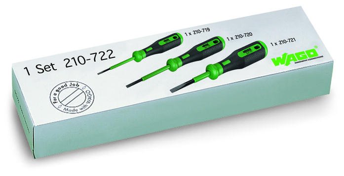 WAGO 210-722 Operating tool set Type 1, blade (2.5 x 0.4) mm Type 2, blade (3.5 x 0.5) mm