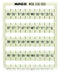 WAGO 209-550 WSB marking card as card, white