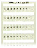 WAGO 209-574 WSB marking card as card, white