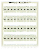 WAGO 209-677 WSB marking card as card, white