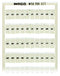 WAGO 209-677 WSB marking card as card, white