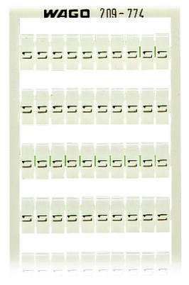 WAGO 209-774 WSB marking card as card, white