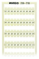 WAGO 209-718 WSB marking card as card, white