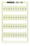 WAGO 209-718 WSB marking card as card, white
