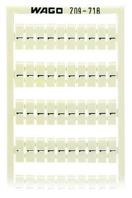 WAGO 209-718 WSB marking card as card, white