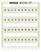 WAGO 209-577 WSB marking card as card, white
