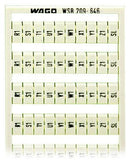 WAGO 209-646 WSB marking card as card, white
