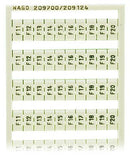 WAGO 209-787 WSB marking card as card, white