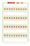 WAGO 209-753 WSB marking card as card, white