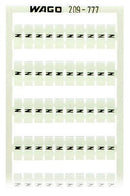 WAGO 209-777 WSB marking card as card, white