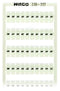 WAGO 209-777 WSB marking card as card, white