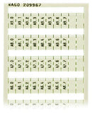 WAGO 209-967 WSB marking card as card, white