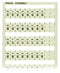 WAGO 209-967 WSB marking card as card, white