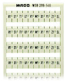 WAGO 209-546 WSB marking card as card, white