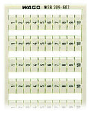 WAGO 209-602 WSB marking card as card, white