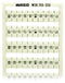 WAGO 209-650 WSB marking card as card, white