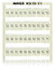 WAGO 209-674 WSB marking card as card, white