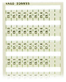 WAGO 209-933 WSB marking card as card, white