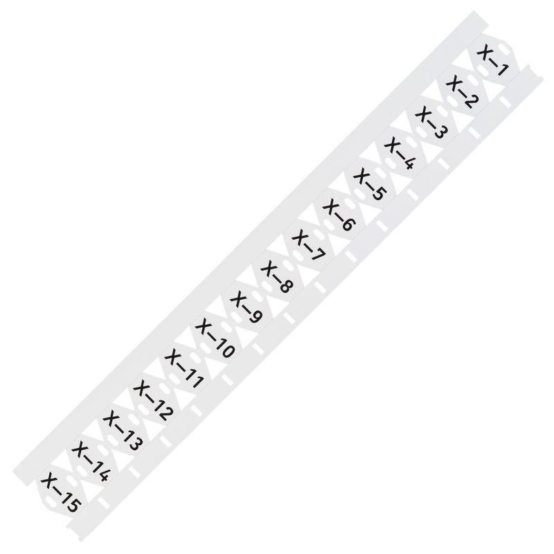 WAGO 211-835 Cable tie marker for Smart Printer for use with cable ties, white