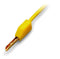 WAGO 210-137 Test plug 2.3 mm Ø with 500 mm cable, yellow