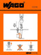 WAGO 210-186 Stickers for operating instructions for front-entry, rail-mounted tbs 279 to 285 Series