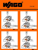 WAGO 210-199 Stickers for operating instructions for MULTI CONNECTION SYSTEM