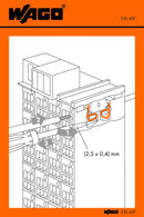 WAGO 210-407 Stickers for operating instructions for matrix patchboards 726 Series