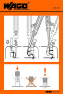 WAGO 210-419 Stickers for operating instructions for FIT CLAMP® connection, universal 290 Series