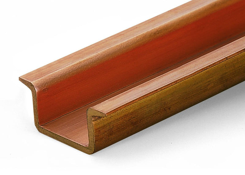 WAGO 210-198 Copper carrier rail 35 x 15 mm 2.3 mm thick, copper-colored