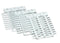 WAGO 211-110 Marker card for IP200 plotter for use in nozzles, white