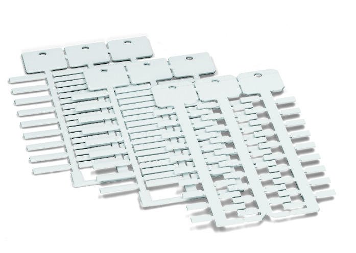 WAGO 211-110 Marker card for IP200 plotter for use in nozzles, white
