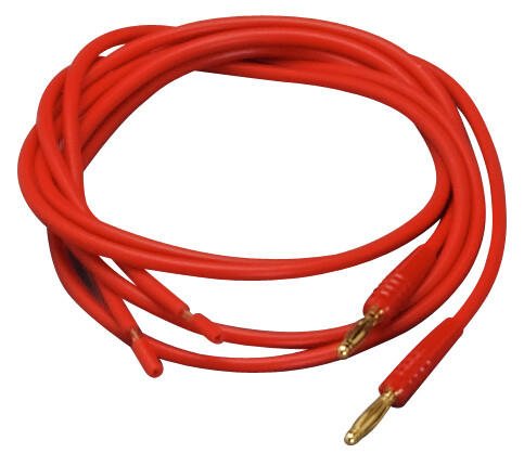 WAGO 210-136 Test plug 2 mm Ø with 500 mm cable, red