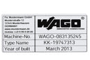 WAGO 210-802 Type labels 70 x 33 mm