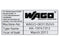WAGO 210-804 Type labels 99 x 44 mm