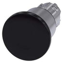 Siemens 3SU1050-1EA10-0AA0-Z Y19 MUSHROOM PUSHBUTTON, 40MM, BLACK