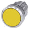 Siemens 3SU1050-0AA30-0AA0 Pushbutton, 22 mm, round, metal, shiny, yellow, pushbutton, flat, latching, Push-to-release mechanism