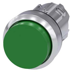 Siemens 3SU1050-0BB40-0AA0-Z Y11 PUSHBUTTON, GREEN