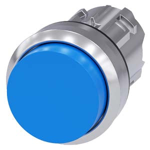 Siemens 3SU1050-0BB50-0AA0-Z Y10 PUSHBUTTON, BLUE