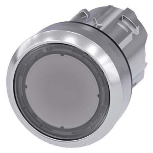 Siemens 3SU1050-0AB70-0AA0-Z X90 PUSHBUTTON, CLEAR