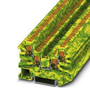 Phoenix Contact 1079012 Ground modular Terminal Block - PTV 2,5-QUATTRO-PE