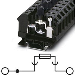 Phoenix Contact 3005688 Fuse modular Terminal Block - UK 10-DREHSI/K (5X25) - Fuse Terminal Block