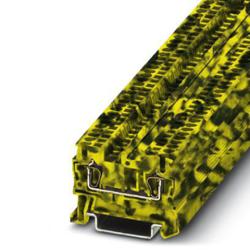 Phoenix Contact 3035496 black/yellow Feed-through Terminal Block