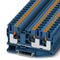 Phoenix Contact 3208747 Feed Through Terminal Block - PT 10-TWIN BU