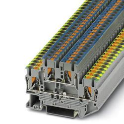 Phoenix Contact 3210981 Protective conductor double-level Ground Terminal Block - PTTB 2,5-PE/N